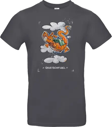 Quietschfidel. - Drache, Monsta, Monster, lustig, Cartoon - Standard T-Shirt
