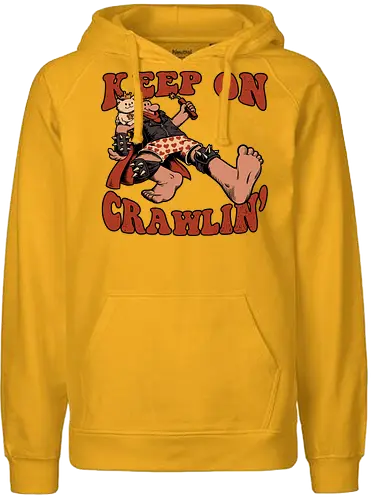 Keep on Crawlin' - Nerd, Geek, Fantasy, Adventure, Rpg, Litrpg, Book, Books, Bookworm, Science Fantasy, Science Fiction, Scifi, Cat, Pet, Donut, Funny, Post-apocalyptic, Apocalypse, Post Apocalyptic, Apocalyptic Cats, Postapocalypse, Post-apocalypse, Poster, Keep On - Fairtrade Hoodie