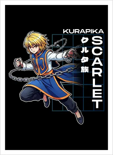 Kurapika - Hunter X Hunter - hxh, kurapika, hunter x hunter, anime gift, jjk, Pirate - Artprint