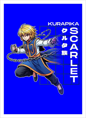 Kurapika - Hunter X Hunter - hxh, kurapika, hunter x hunter, anime gift, jjk, Pirate - Artprint