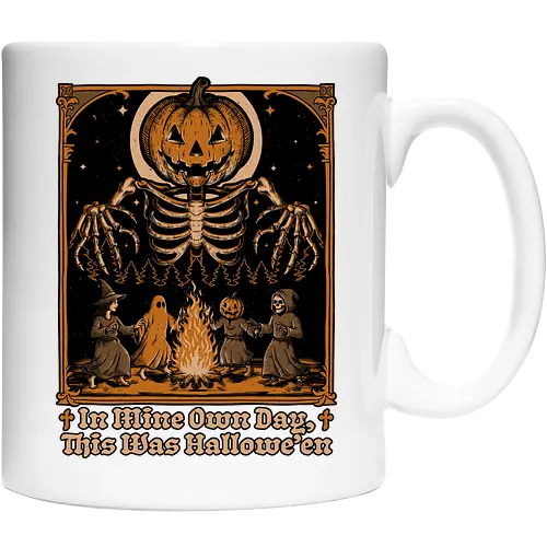 Halloween Medieval Dance - Halloween, Halloween Humor, Halloween Design, Halloween Art, Halloween Aesthetic, Halloween Pumpkin, Halloween Vibes, Spooky, Spooky Season, Creepy, Creepy Cute, Scary, Scary Art, Candy, Pumpkins, Pumpkin, Ghost, Jack-o-lantern, Jack O Lantern Design, Jack O Lantern, Witch, Skeleton, Skull, Forest, Dark, Night, Spirit, Dance, Dancing, Medieval - Cup