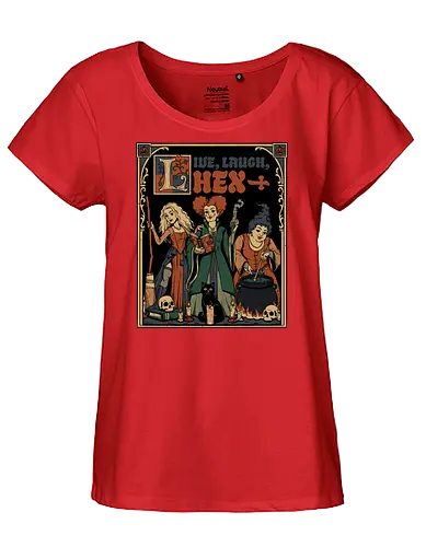 Medieval Witch Sisters - Medieval, Bewitched, Witches, Witchcraft, Witch, Sisters, Movies, Movie, 90s Movies, Old Movies, Classic Movies, Classic Movie, Horror, Horror Comedy, Comedy, Dark Fantasy, Fantasy, Adventure, Pumpkin, Ritual, Dark Ritual, Magic, Magical, Grimoire, Book, Broom, Broomstick, Cat, Black Cat, Potion, Skull, Skulls, Candle, Live Laugh Love, Laugh, Laughing, Quote, Brewing, Brewery, Halloween, Halloween Movie, Halloween Movies, Halloween Design, Halloween Art, Halloween Aesthetic, Halloween Vibes, Classic, Cult Classic - Fairtrade Girl Shirt