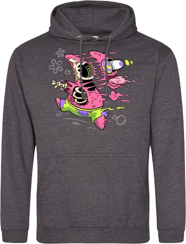 Freaky Stern - Psychedelische Chaos-Kreatur - freaky star, rosa kreatur, horror kunst, creepy cartoon, skelett kunst, body horror, patrick star, seltsame kreatur, dark cartoon, surreal art, Sponge, patrick horror, patrick freaky, patrick star fan art, spongebob horror, cartoon horror, creepy art, horror cartoon, skeleton art, seltsamer charakter, geek art, body horror, dark art, surreal art, creepy cartoon, patrick star art, geek art, pop culture, weird art, psychedelic art, creepy art, monster design, horror cartoon - Standard Hoodie