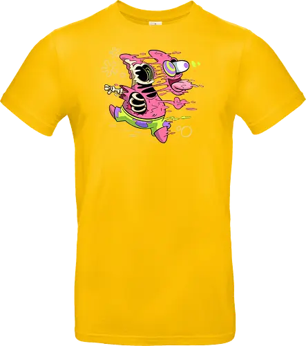Freaky Stern - Psychedelische Chaos-Kreatur - freaky star, rosa kreatur, horror kunst, creepy cartoon, skelett kunst, body horror, patrick star, seltsame kreatur, dark cartoon, surreal art, Sponge, patrick horror, patrick freaky, patrick star fan art, spongebob horror, cartoon horror, creepy art, horror cartoon, skeleton art, seltsamer charakter, geek art, body horror, dark art, surreal art, creepy cartoon, patrick star art, geek art, pop culture, weird art, psychedelic art, creepy art, monster design, horror cartoon - Standard T-Shirt