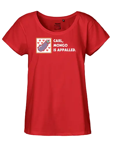 Mongo is Appalled - Dungeon crawler, Dungeon Crawler Carl, dcc, princess donut, mongo, litrpg, crawlers - Fairtrade Girl Shirt