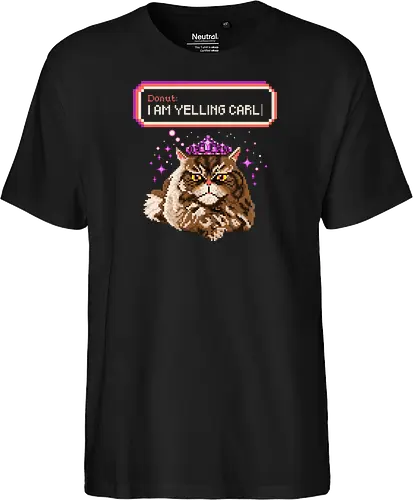 Donut I AM YELLING CARL - Donut, I AM YELLING CARL, dungeon crawler carl - Fairtrade T-Shirt