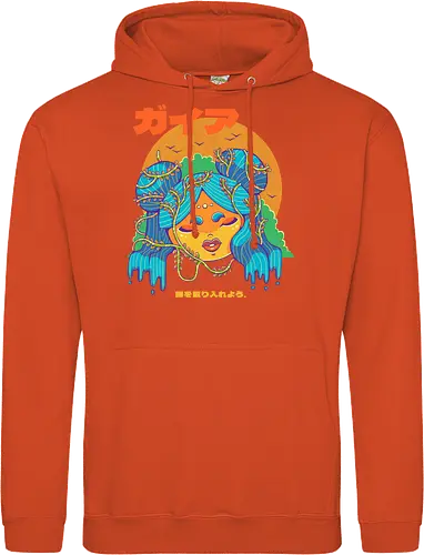 MOTHER NATURE - nature, earth, planet, green, gaia, mother nature, plants - Standard Hoodie