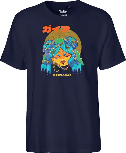 MOTHER NATURE - nature, earth, planet, green, gaia, mother nature, plants - Fairtrade T-Shirt