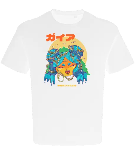 MOTHER NATURE - nature, earth, planet, green, gaia, mother nature, plants - Oversize T-Shirt