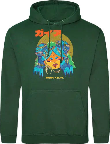 MOTHER NATURE - nature, earth, planet, green, gaia, mother nature, plants - Standard Hoodie