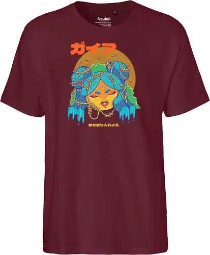 MOTHER NATURE - nature, earth, planet, green, gaia, mother nature, plants - Fairtrade T-Shirt