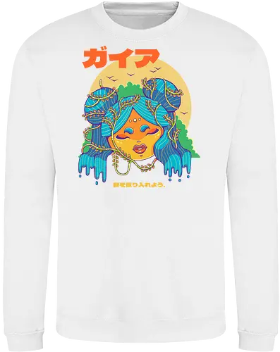 MOTHER NATURE - nature, earth, planet, green, gaia, mother nature, plants - Sweatshirt