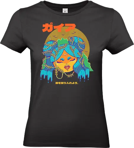 MOTHER NATURE - nature, earth, planet, green, gaia, mother nature, plants - Standard T-Shirt (Women)