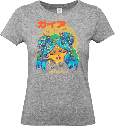 MOTHER NATURE - nature, earth, planet, green, gaia, mother nature, plants - Standard T-Shirt (Women)