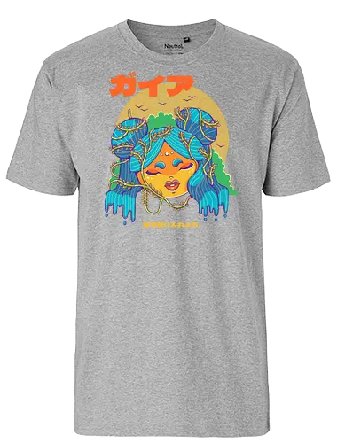 MOTHER NATURE - nature, earth, planet, green, gaia, mother nature, plants - Fairtrade T-Shirt