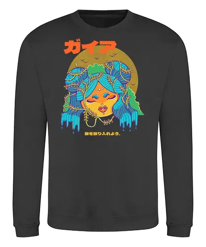MOTHER NATURE - nature, earth, planet, green, gaia, mother nature, plants - Sweatshirt