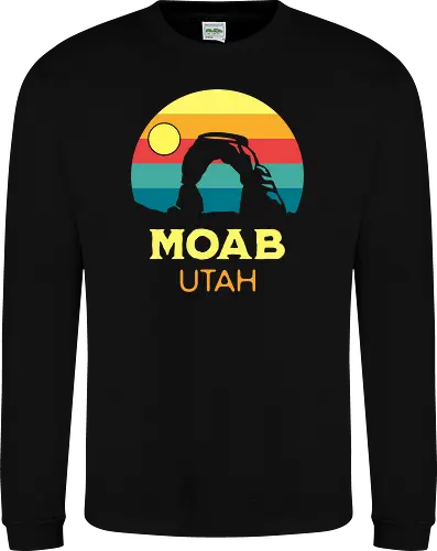 Moab Utah Wüsten Landschaft Sonnenuntergang Outdoor Abenteuer - Sweatshirt