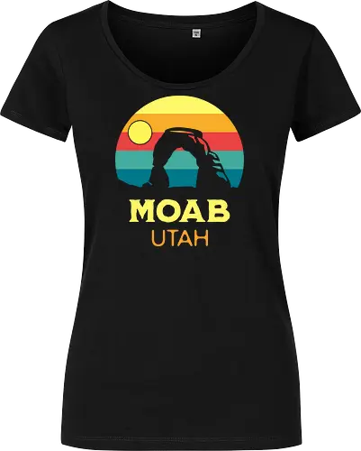 Moab Utah Wüsten Landschaft Sonnenuntergang Outdoor Abenteuer - Women T-Shirt