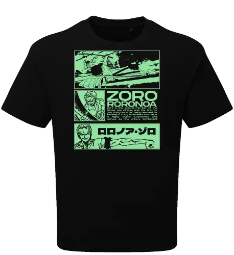 Zoro Roronoa - Straw Hat Pirates Swordman - one, piece, zoro, roronoa, anime, anime gift, jjk, pirate - Oversize T-Shirt