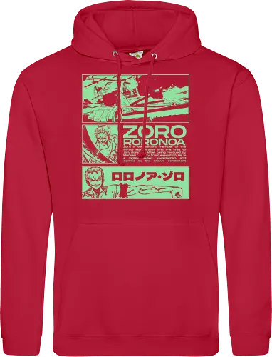 Zoro Roronoa - Straw Hat Pirates Swordman - one, piece, zoro, roronoa, anime, anime gift, jjk, pirate - Standard Hoodie