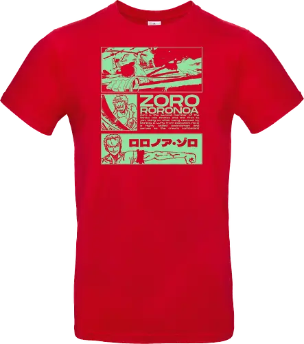 Zoro Roronoa - Straw Hat Pirates Swordman - one, piece, zoro, roronoa, anime, anime gift, jjk, pirate - Standard T-Shirt
