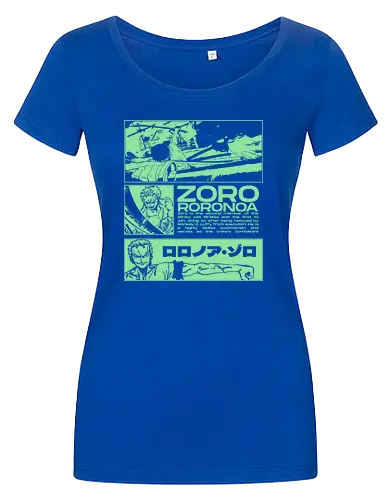 Zoro Roronoa - Straw Hat Pirates Swordman - one, piece, zoro, roronoa, anime, anime gift, jjk, pirate - Women T-Shirt