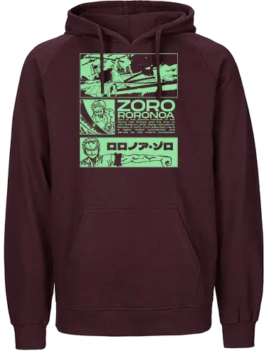 Zoro Roronoa - Straw Hat Pirates Swordman - one, piece, zoro, roronoa, anime, anime gift, jjk, pirate - Fairtrade Hoodie