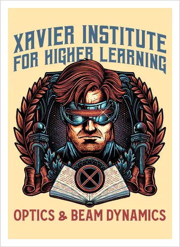 Optics and Beam Dynamics - Comics, comic book, movie, superhero, mutant, character, action, sci-fi - Artprint