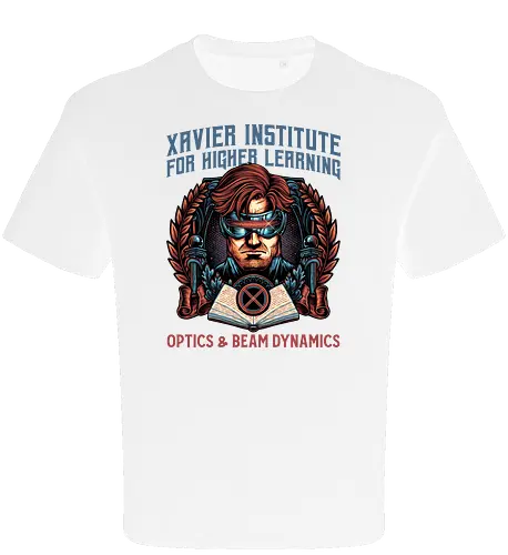 Optics and Beam Dynamics - Comics, comic book, movie, superhero, mutant, character, action, sci-fi - Oversize T-Shirt
