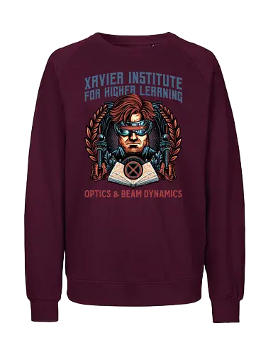 Optics and Beam Dynamics - Comics, comic book, movie, superhero, mutant, character, action, sci-fi - Fairtrade Sweatshirt