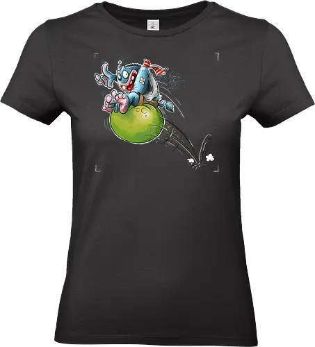 Hüpfball. - Monster, Monsta, Hüpfball - Standard T-Shirt (Women)
