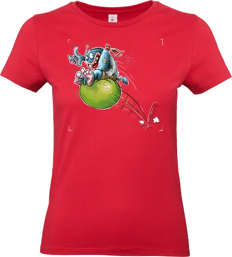 Hüpfball. - Monster, Monsta, Hüpfball - Standard T-Shirt (Women)