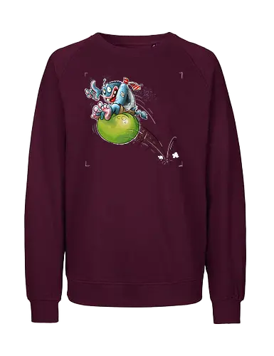 Hüpfball. - Monster, Monsta, Hüpfball - Fairtrade Sweatshirt