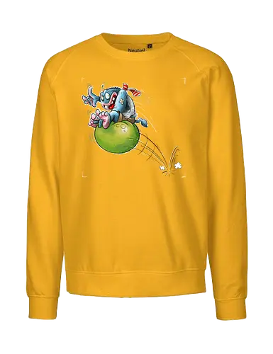 Hüpfball. - Monster, Monsta, Hüpfball - Fairtrade Sweatshirt