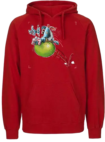 Hüpfball. - Monster, Monsta, Hüpfball - Fairtrade Hoodie