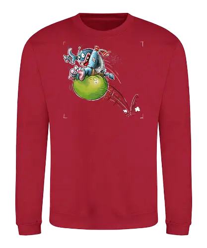 Hüpfball. - Monster, Monsta, Hüpfball - Sweatshirt