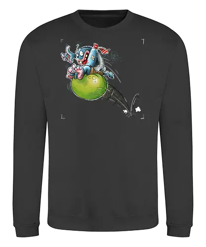 Hüpfball. - Monster, Monsta, Hüpfball - Sweatshirt