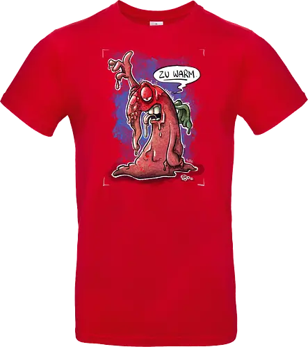 Zu warm. - Monsta, Monster, Hitze, Sommer, warm - Standard T-Shirt