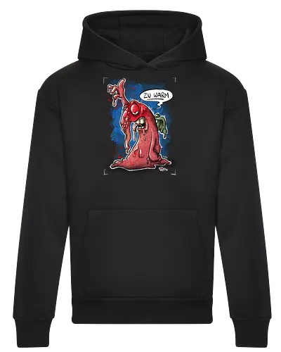 Zu warm. - Monsta, Monster, Hitze, Sommer, warm - Heavyweight Hoodie