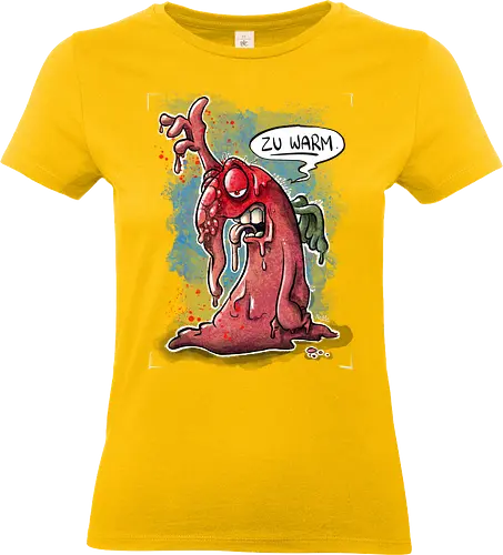 Zu warm. - Monsta, Monster, Hitze, Sommer, warm - Standard T-Shirt (Women)