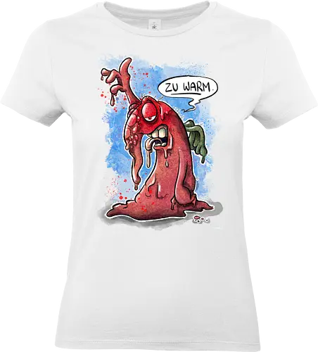 Zu warm. - Monsta, Monster, Hitze, Sommer, warm - Standard T-Shirt (Women)