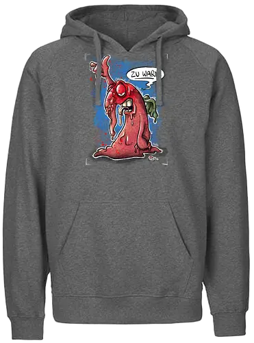 Zu warm. - Monsta, Monster, Hitze, Sommer, warm - Fairtrade Hoodie