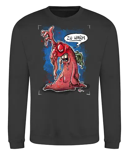 Zu warm. - Monsta, Monster, Hitze, Sommer, warm - Sweatshirt