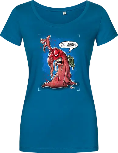 Zu warm. - Monsta, Monster, Hitze, Sommer, warm - Women T-Shirt