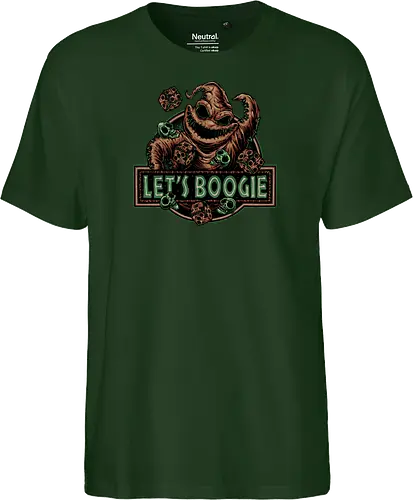 Let’s Boogie - Movie, animated, animation, horror, Halloween, creature, character, fantasy - Fairtrade T-Shirt