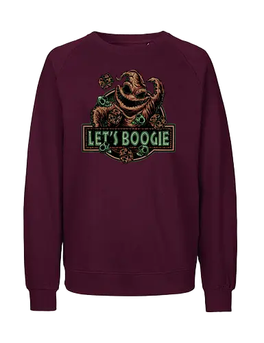 Let’s Boogie - Movie, animated, animation, horror, Halloween, creature, character, fantasy - Fairtrade Sweatshirt