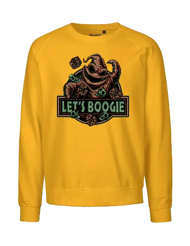 Let’s Boogie - Movie, animated, animation, horror, Halloween, creature, character, fantasy - Fairtrade Sweatshirt