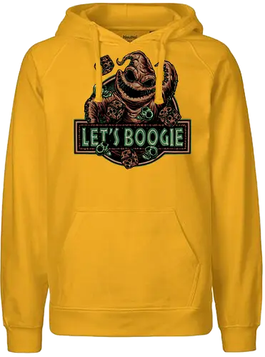 Let’s Boogie - Movie, animated, animation, horror, Halloween, creature, character, fantasy - Fairtrade Hoodie