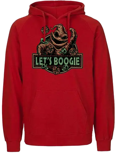 Let’s Boogie - Movie, animated, animation, horror, Halloween, creature, character, fantasy - Fairtrade Hoodie