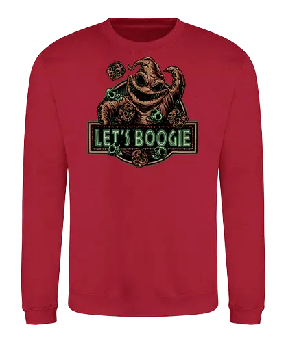 Let’s Boogie - Movie, animated, animation, horror, Halloween, creature, character, fantasy - Sweatshirt